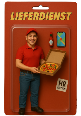 Lieferdienst-Action-Figur